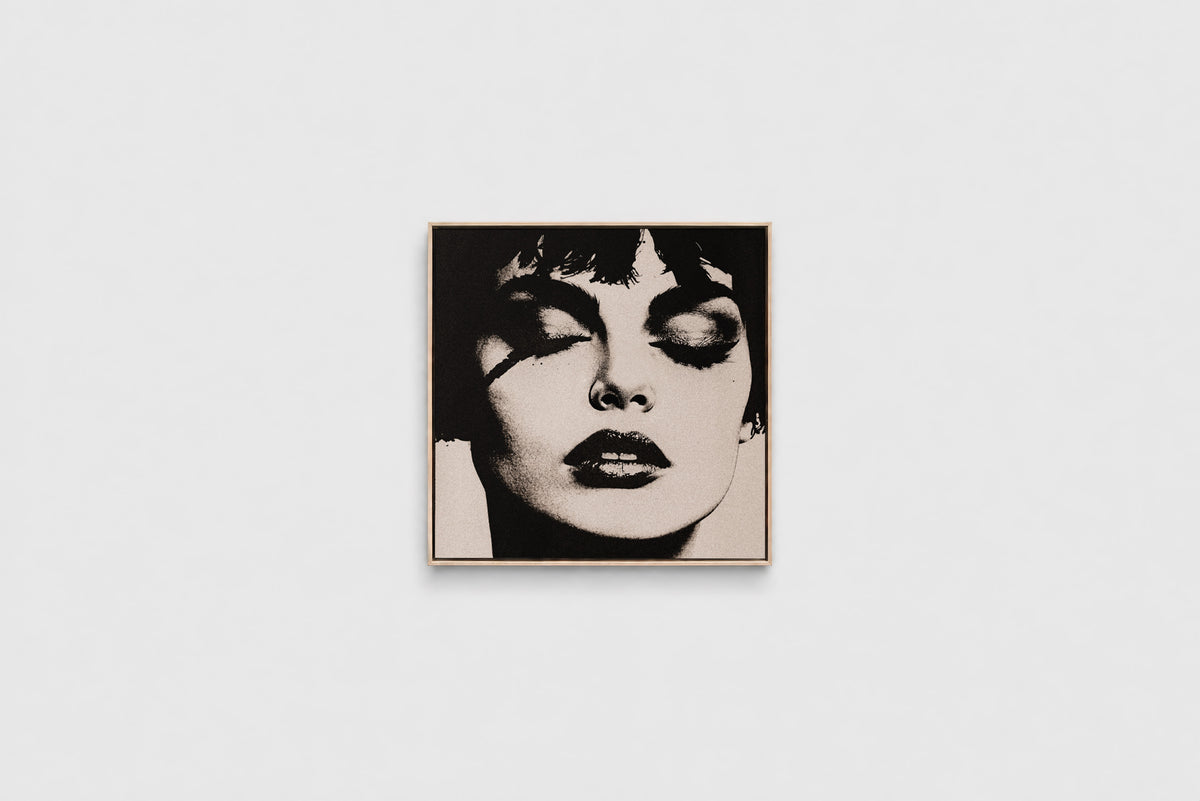 Les Trois Femmes II – Square 60cm Framed Canvas