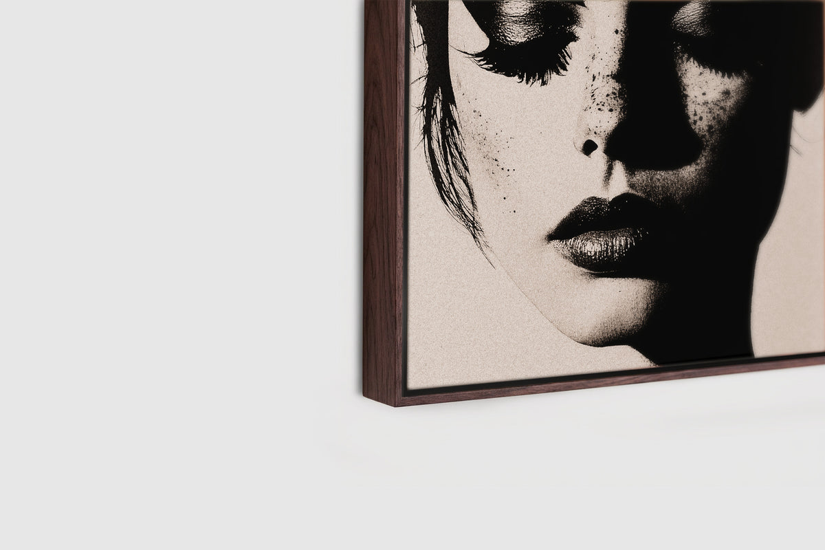 Les Trois Femmes I – Square 60cm Framed Canvas