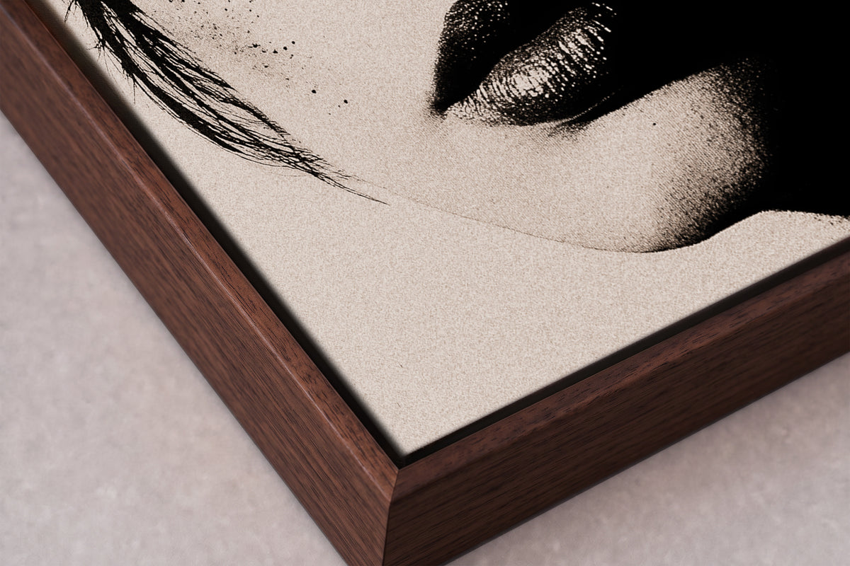 Les Trois Femmes I – Square 60cm Framed Canvas