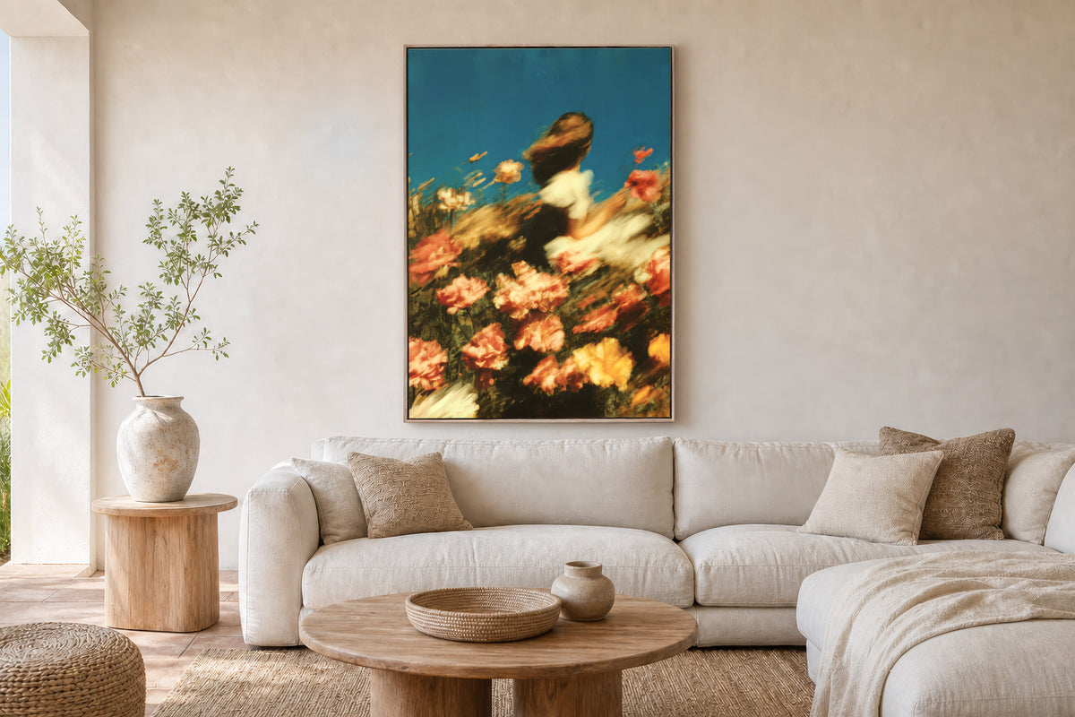 Nostalgia in Bloom II – A0 Framed Canvas