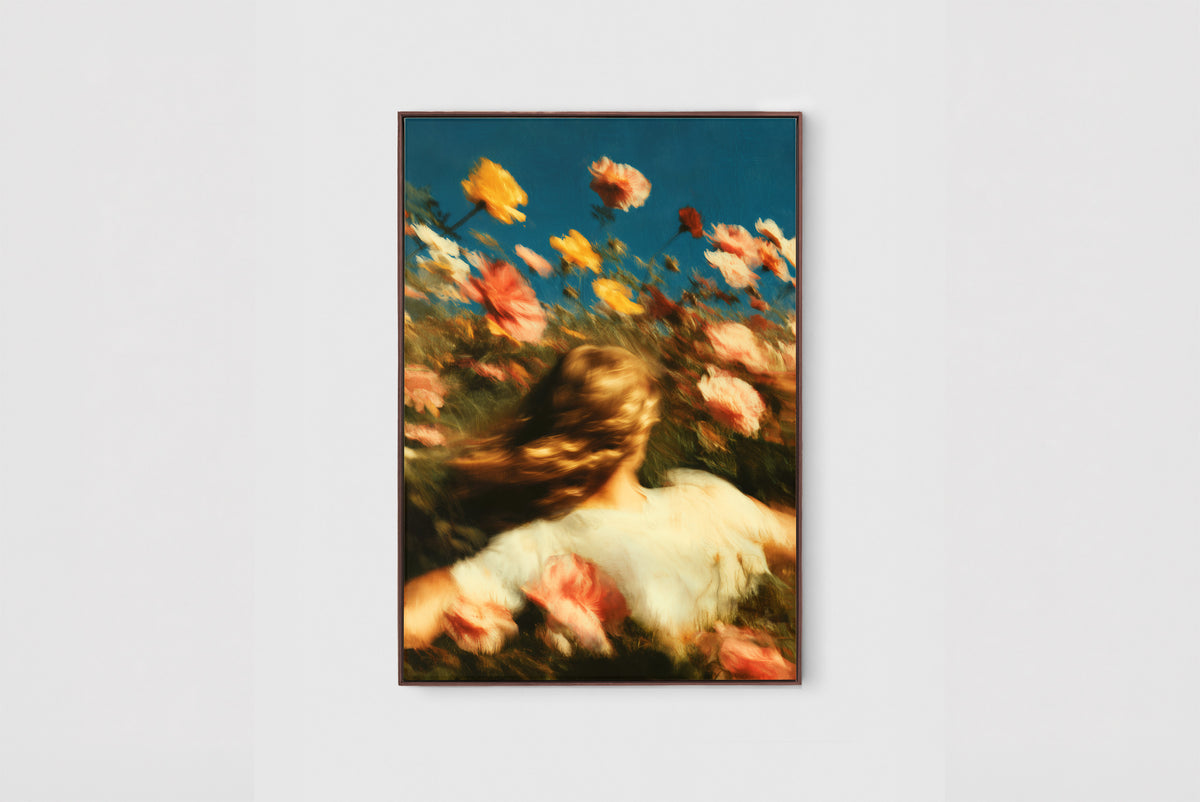 Nostalgia in Bloom I – A0 Framed Canvas