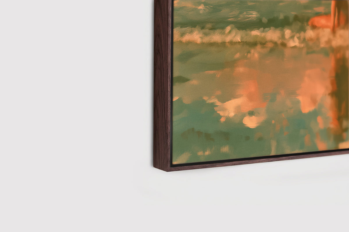 Held by the Tide – A0 Framed Canvas