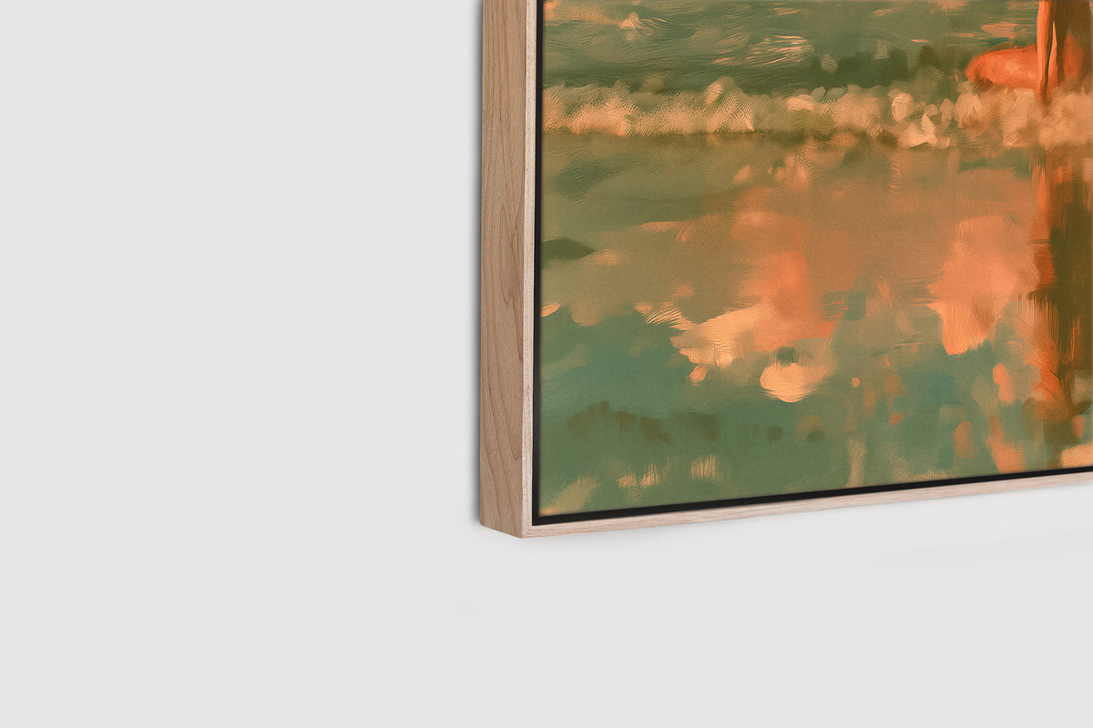 Held by the Tide – A0 Framed Canvas