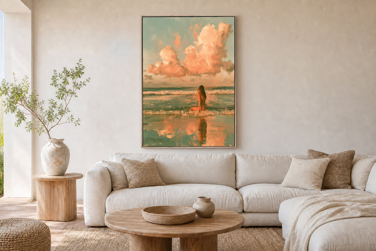 Held by the Tide – A0 Framed Canvas
