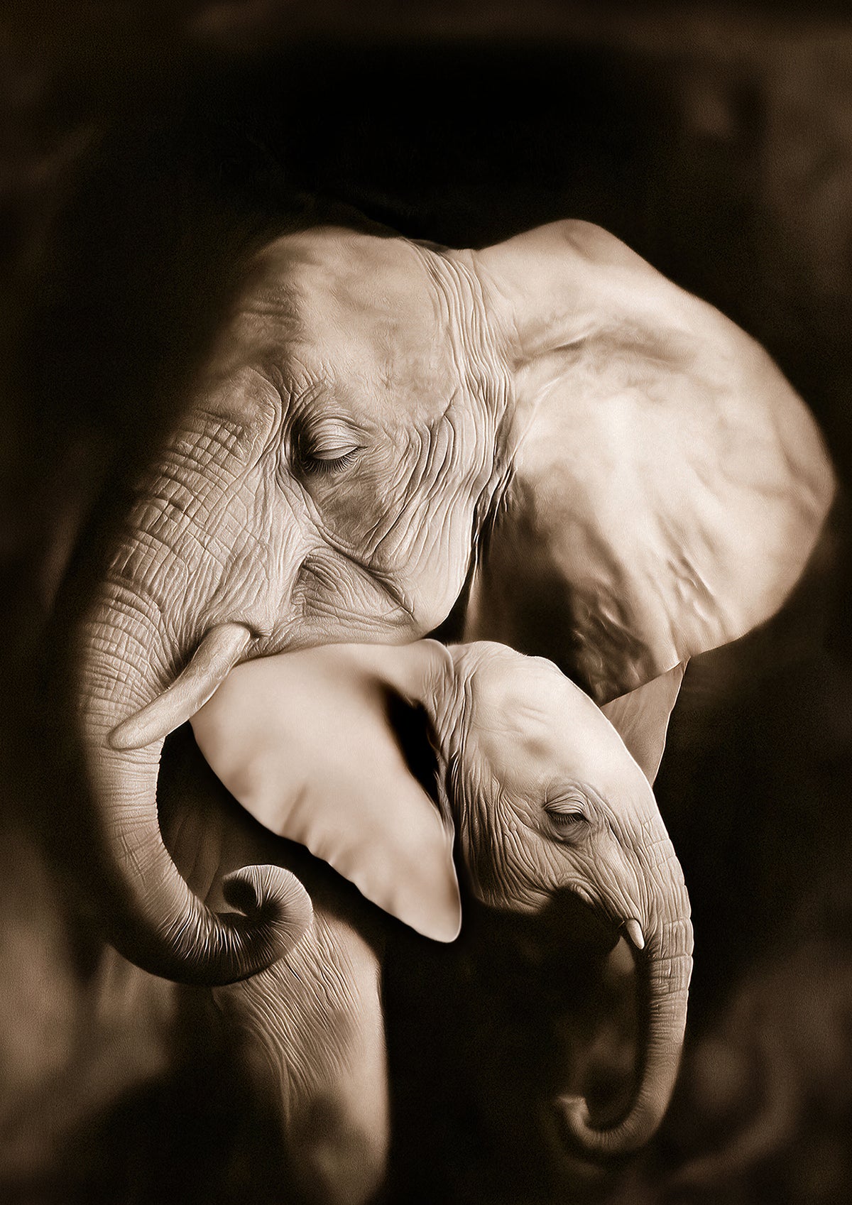 The Memory Between Us – A0 Framed Canvas