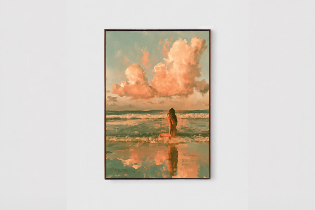 Held by the Tide – A0 Framed Canvas