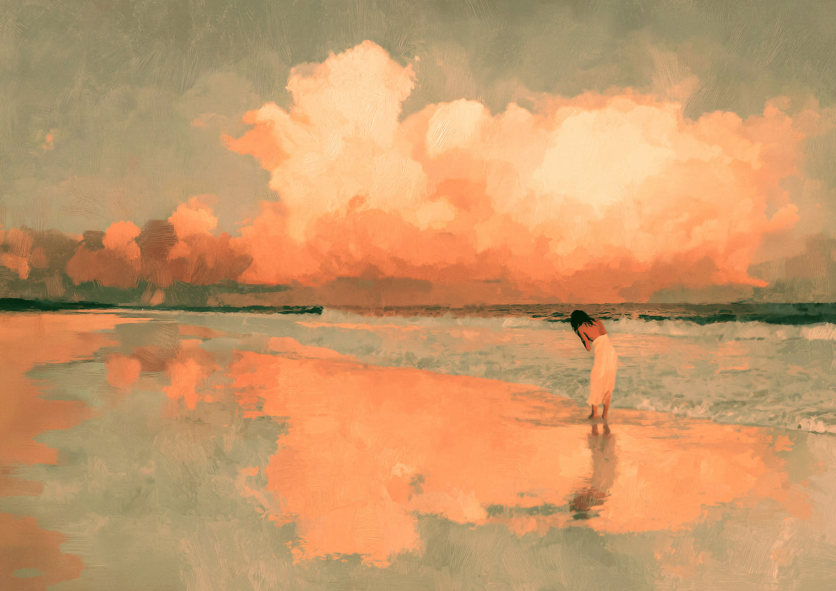 A Saltwater Prayer – A0 Framed Canvas