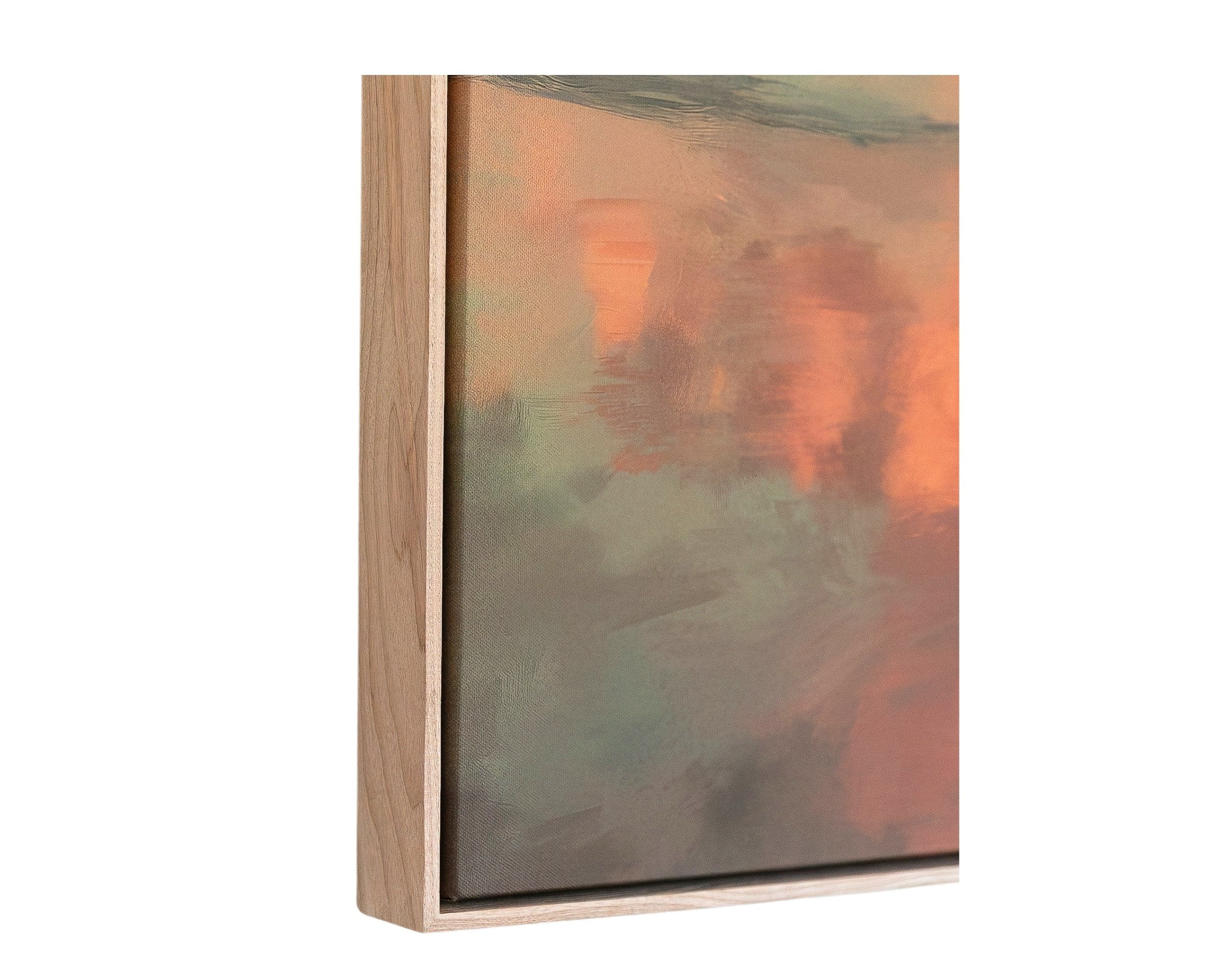 Table Mountain Inspired – Framed Canvas (89 × 124 cm)