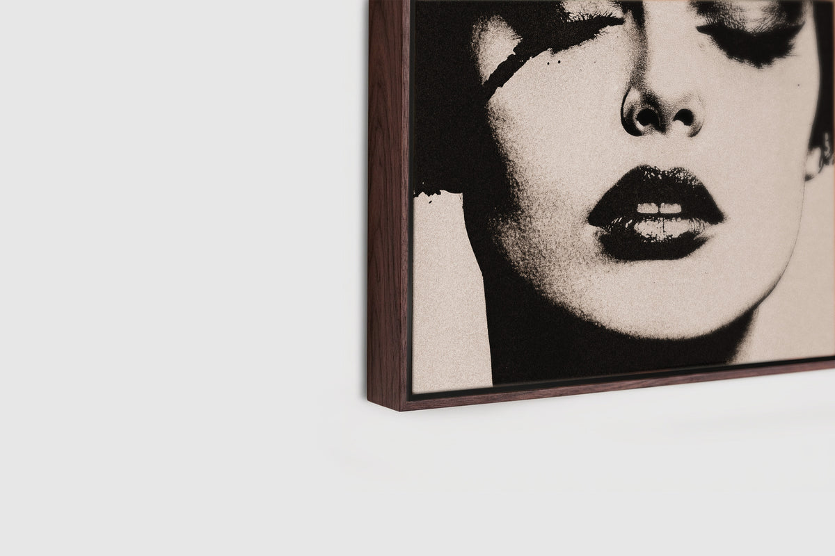Les Trois Femmes II –  Square 60cm Framed Canvas
