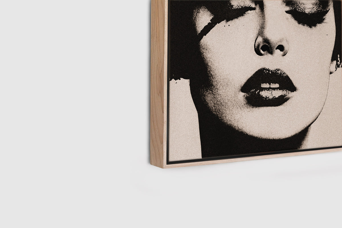 Les Trois Femmes II –  Square 60cm Framed Canvas