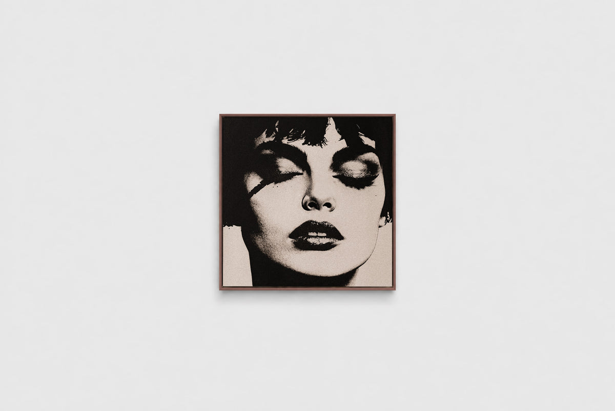 Les Trois Femmes II –  Square 60cm Framed Canvas