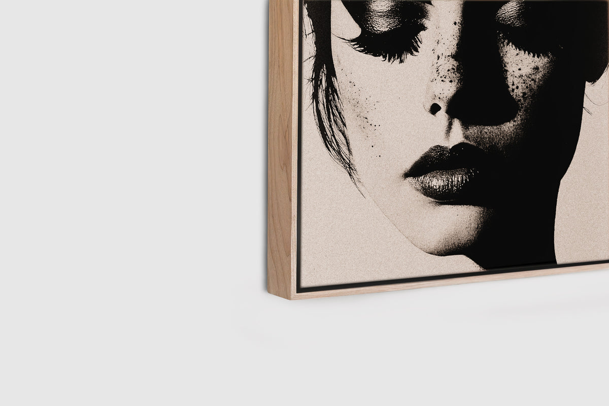 Les Trois Femmes I – Square 60cm Framed Canvas