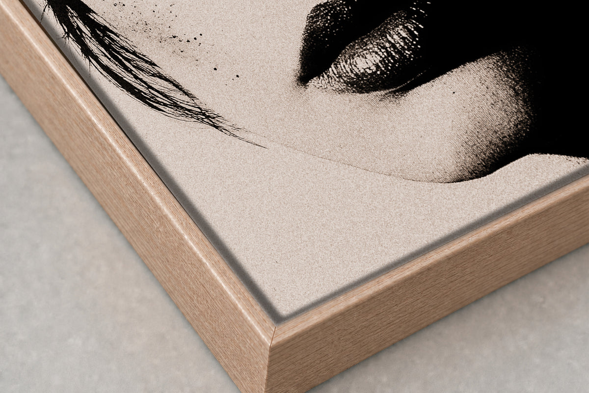 Les Trois Femmes I – Square 60cm Framed Canvas