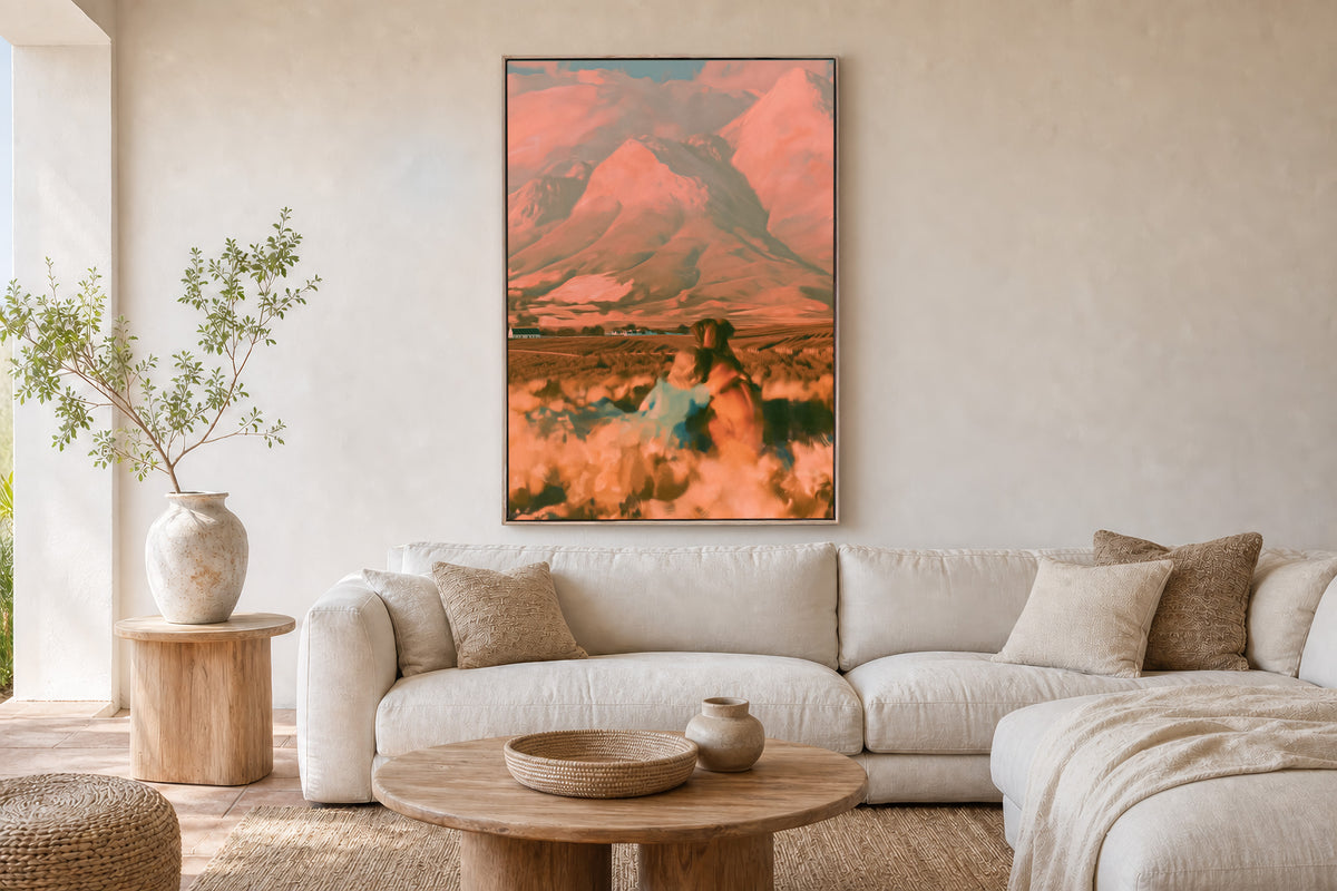 Never Alone – A0 Framed Canvas