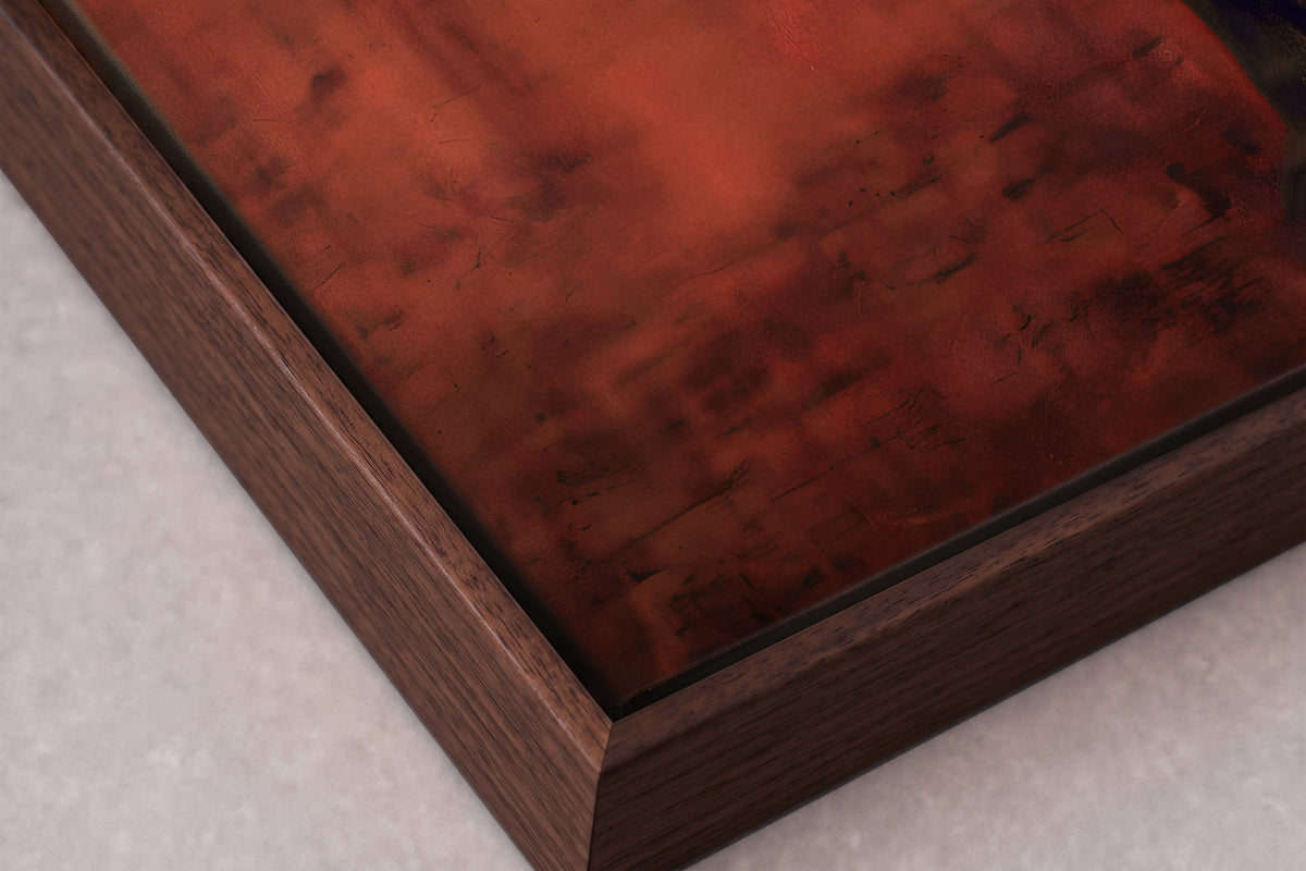 The Dark Horse –  Square 60cm Framed Canvas