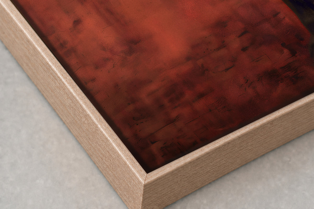 The Dark Horse –  Square 60cm Framed Canvas